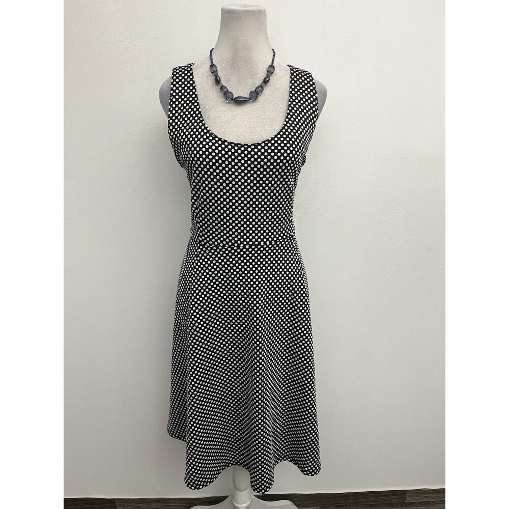 Lane Bryant Women’s fit & flare dress‎ Size 14 Sleeveless Polka Dot Pullover